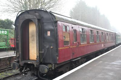 4910 coach at Mid Hants Railway - Alresford. &copy; MJM