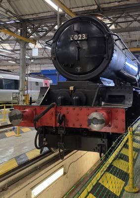 6023 steam at Derby - The Greatest Gathering 2025. &copy; MikeMOL