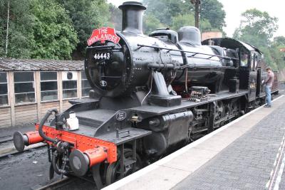 46443 steam at Severn Valley Railway. &copy; linuxyeti