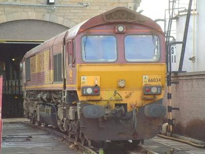 66034 at Motherwell TMD. &copy; Byron5574