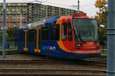 SYS 119 at Park Square Junction (Supertram). &copy; llamafish