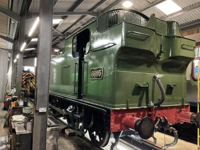 6695 steam at Swindon & Cricklade Railway. &copy; Pistolpete008