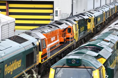 70020 at Leeds Vehicle Maintenance Facility (Leeds Midland Road). &copy; MJM