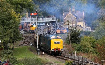 55009 at Severn Valley Railway - Highley. &copy; stevexos