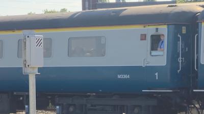 3364 coach at Derby. &copy; MikeMOL