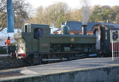 1369 steam at South Devon Railway - Buckfastleigh. &copy; AJax