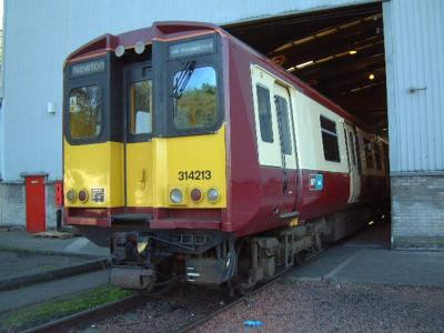 314213 at Glasgow Shields Road TMD. &copy; Byron5574
