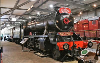48773 Steam at Severn Valley Railway - Highley Engine House. &copy; stevexos