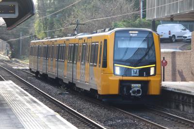 555014 at South Gosforth (Tyne & Wear Metro). &copy; ConnorsRailPhotography
