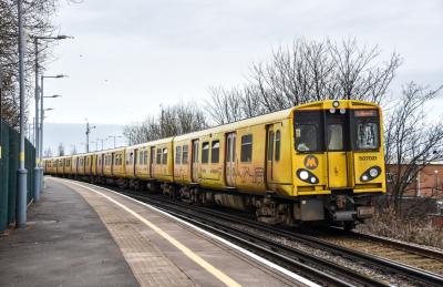 507021 at Bootle New Strand. &copy; Brodie
