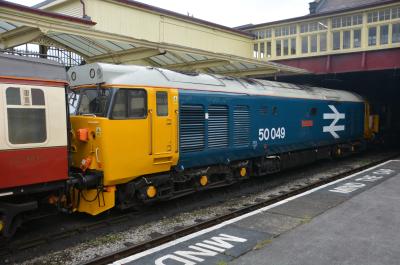 50049 at Keighley & Worth Valley Railway - Keighley. &copy; AJax