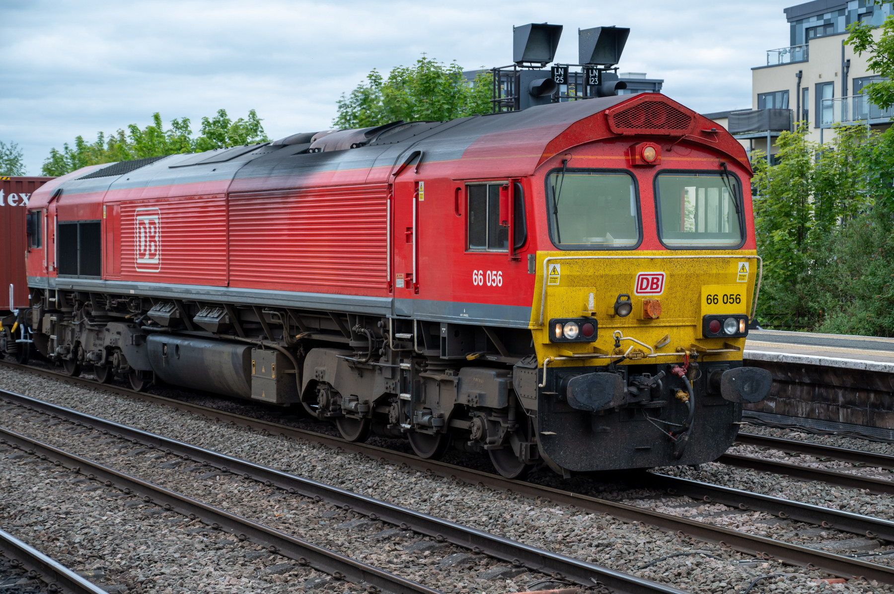 Photo of 66056 at Leamington Spa — trainlogger