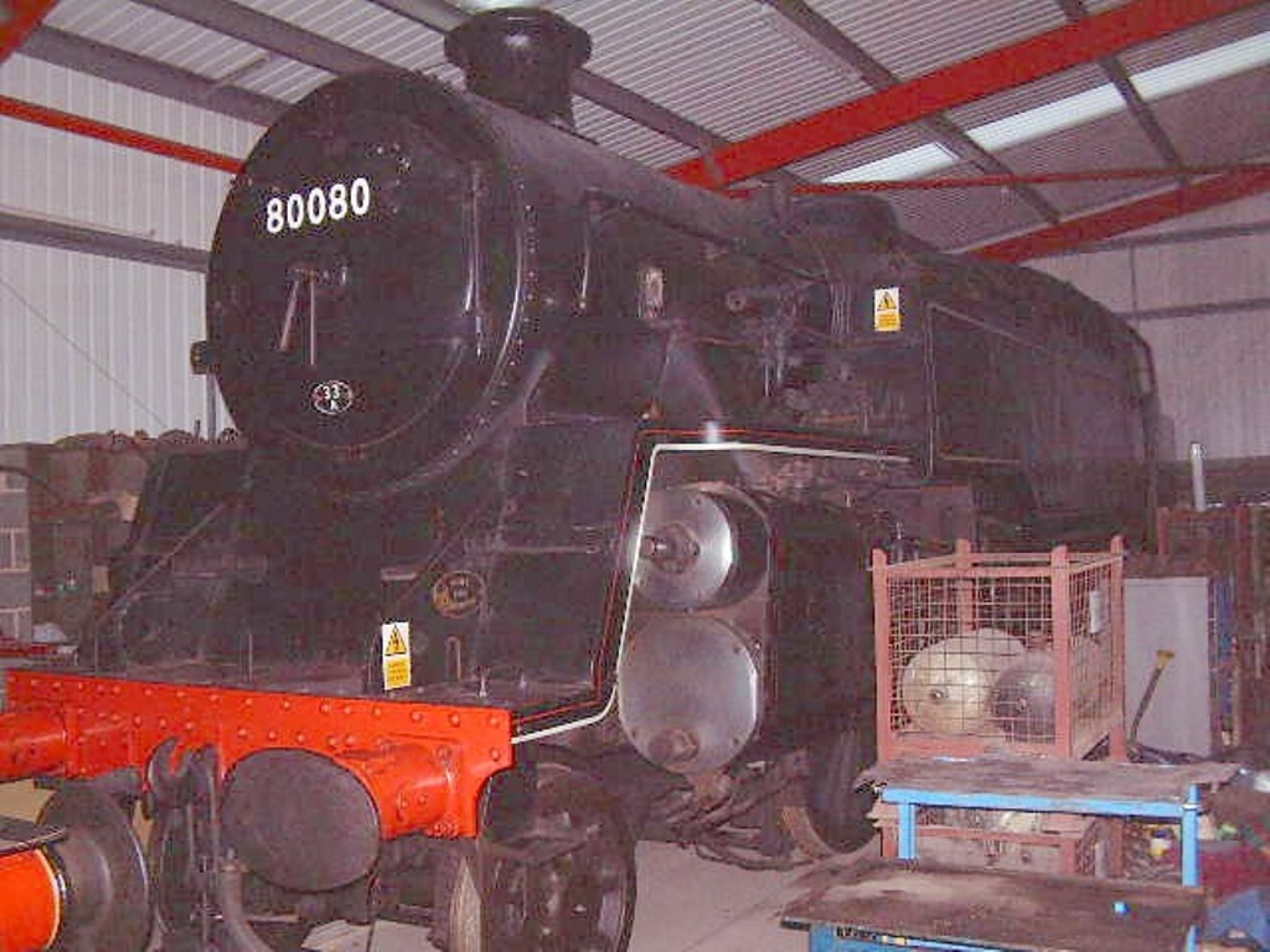 Photo of 80080 Steam at Midland Railway Centre — trainlogger