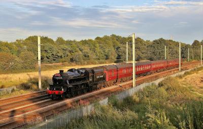 44932 Steam at Winwick. &copy; stevexos