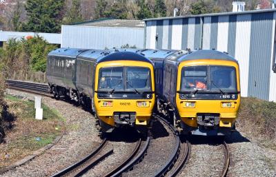 166215,166218 at Farlington Junction. &copy; Bestieboy