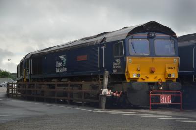 66421 at Crewe Gresty Bridge DRS Depot. &copy; Kempydak