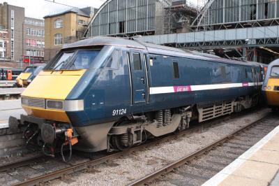 91124 at London Kings Cross. &copy; linuxyeti
