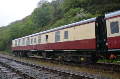 35451 coach at Dartmouth Steam Railway - Kingswear. &copy; AJax