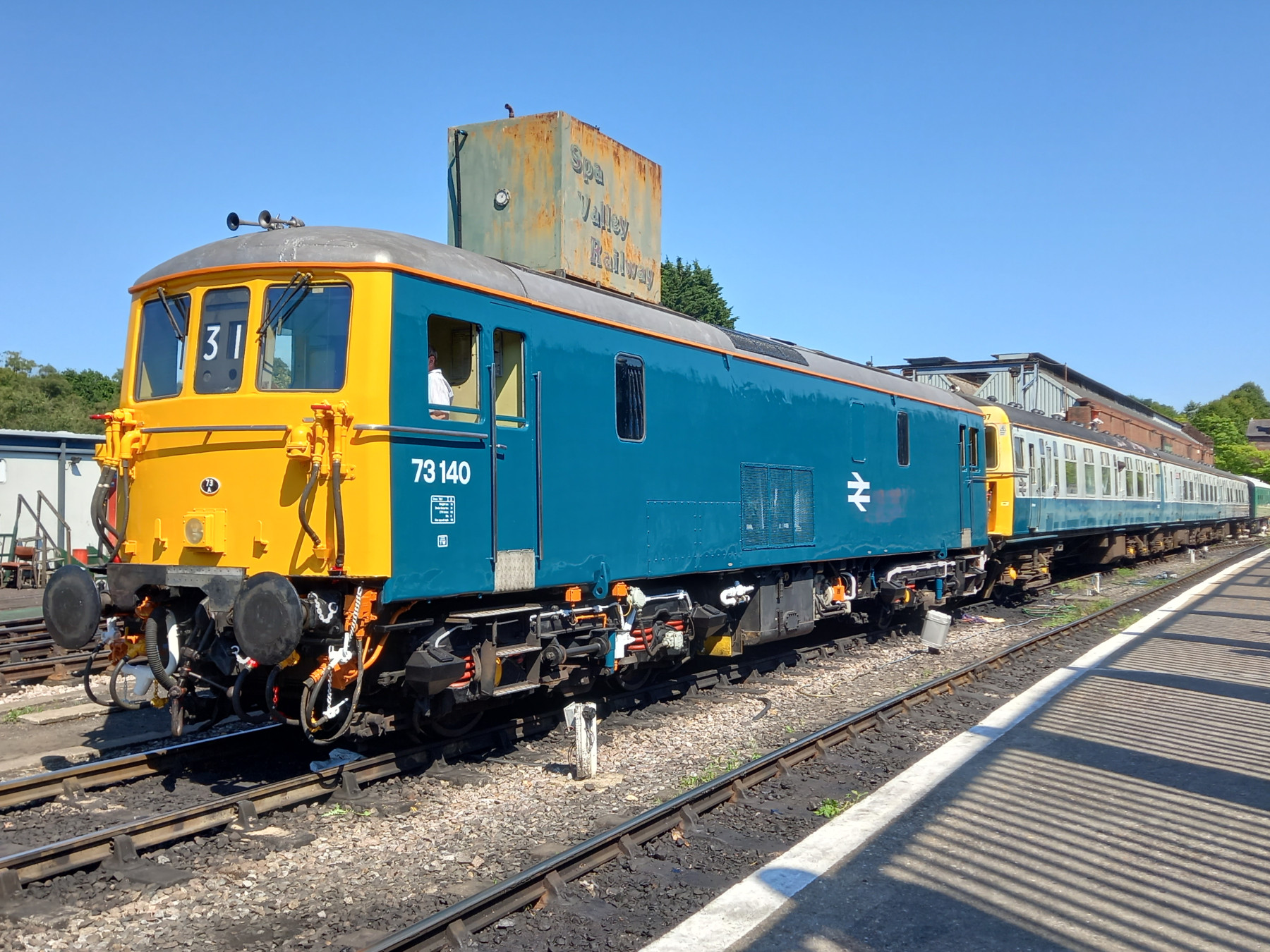 Photo of 73140 and 1497 at Spa Valley Railway 25th Anniversary Summer