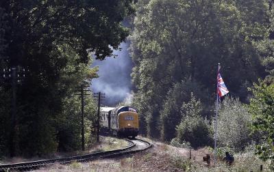 55009 at Severn Valley Railway - Highley. &copy; stevexos