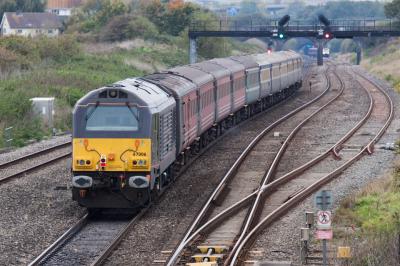 67006 at Pilning. &copy; trainlogger