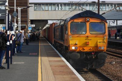 66760 at Peterborough. &copy; South Coast Trainspotter