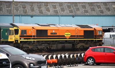 66623 at Leeds Vehicle Maintenance Facility (Leeds Midland Road). &copy; MJM