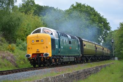 55009 at Severn Valley Railway - Northwood Ln - Tenbury Wall. &copy; AJax
