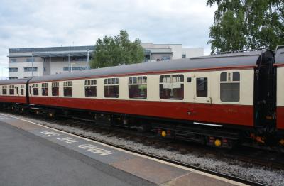 4856 coach at Keighley & Worth Valley Railway - Keighley. &copy; AJax
