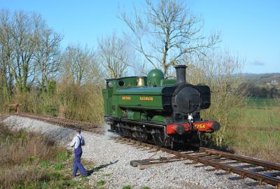 7754 steam at East Somerset Railway - Mendip Vale. &copy; AJax