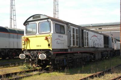 58016 at Old Oak Common TMD. &copy; Byron5574