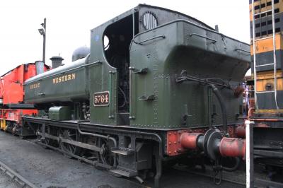 5764 steam at Severn Valley Railway. &copy; linuxyeti