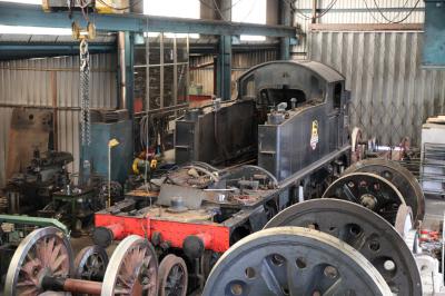 5526 steam at South Devon Railway - Buckfastleigh. &copy; trainlogger