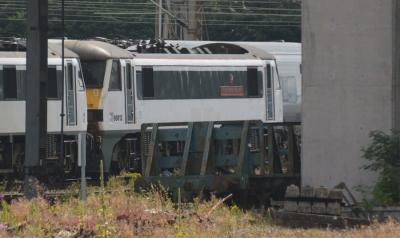 90012 at Crewe Basford Hall Freightliner Depot. &copy; Kempydak