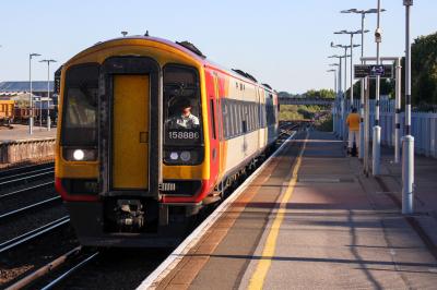 158886 at Eastleigh. &copy; South Coast Trainspotter