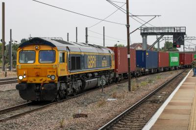 66738 at Peterborough. &copy; South Coast Trainspotter