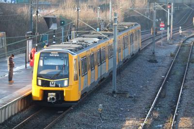 555014 at Pelaw (Tyne & Wear Metro). &copy; ConnorsRailPhotography