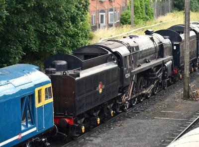 92214 steam at Great Central Railway - Loughborough. &copy; MJM
