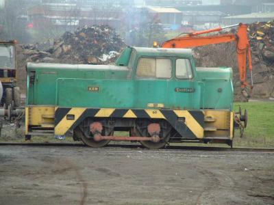 RR10253 at Stanton - St Gobain Pipe Works. &copy; Byron5574
