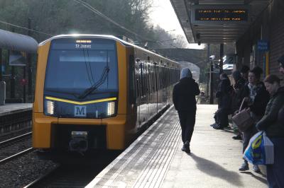 555027 at South Gosforth (Tyne & Wear Metro). &copy; ConnorsRailPhotography