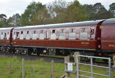 5009 coach at Severn Valley Railway - Rifle Range. &copy; AJax