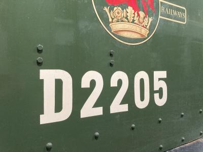 D2205 at Heritage Shunters Trust - Rowsley. &copy; al66class59