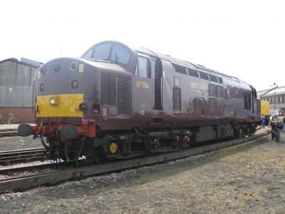37706 at Eastleigh Works. &copy; Byron5574