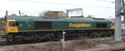 66601 at Peterborough. &copy; Geoff