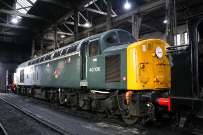 40106 at East Lancashire Railway - Bury Baron Street Works. &copy; stevexos