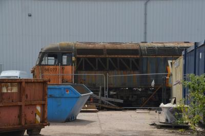 56077 at Longport Electro-Motive Diesel Works. &copy; Kempydak