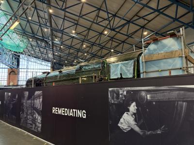 92220 steam at York National Railway Museum. &copy; AJax