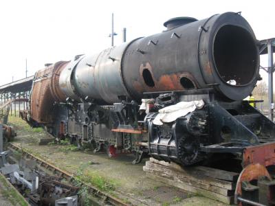 35022 STEAM at Southall depot. &copy; Byron5574