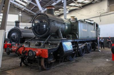 5164 steam at Barrow Hill. &copy; South Coast Trainspotter