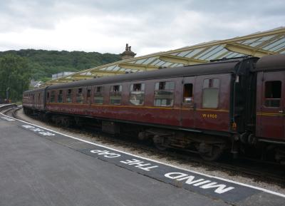 4900 coach at Keighley & Worth Valley Railway - Keighley. &copy; AJax